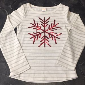Gymboree Sequin Snowflake ❄️ LS Top